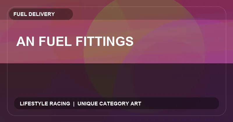 AN Fuel Fittings